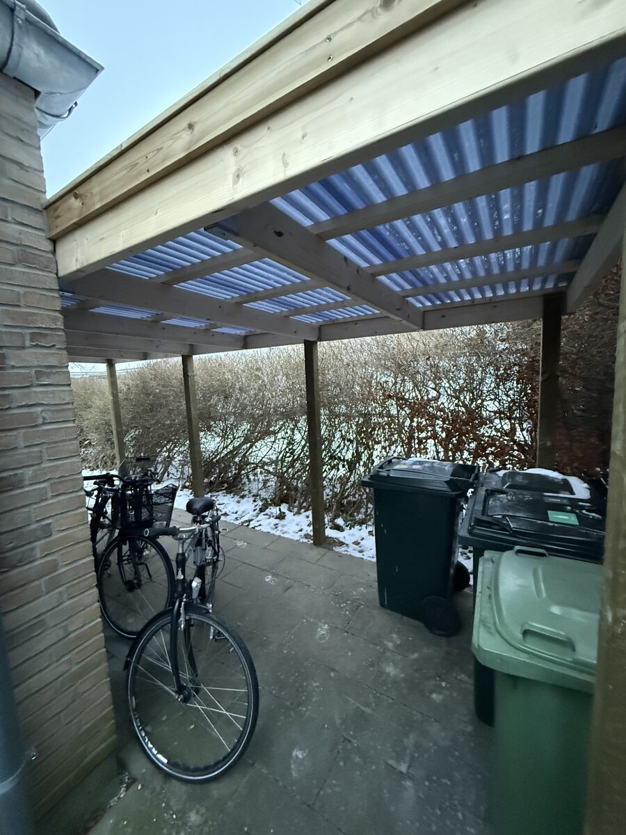 Cykelskur udført i Lyngby